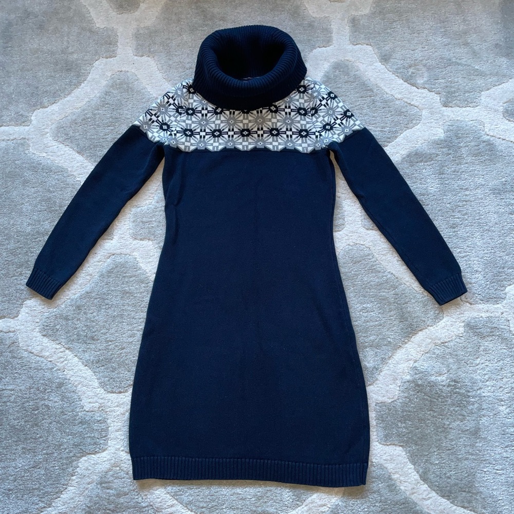💗HP💗 Tommy Turtleneck Sweater Dress - Picture 2 of 8